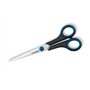 Tesoura Dahle 54407 Office Comfort-Grip em aço temperado, 18 cm - Lâminas afiadas - Cabos revestidos de borracha