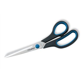 Tesoura Dahle 54408 Office Comfort-Grip em aço temperado, 20 cm - Lâminas afiadas - Cabos revestidos de borracha