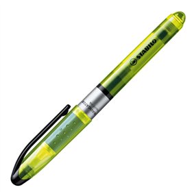 Marcador de texto fluorescente Stabilo Navigator - Área de aderência - Design fino - Clipe de transporte prático - Espessura da 