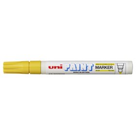 Marcador de tinta Uni-ball PX-20 - Ponta de acrílico tipo bala de 2,2 a 2,8 mm - Permanente em todas as superfícies - Resistente