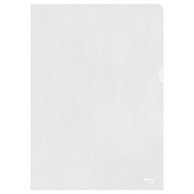 Caixa com 100 pastas de arquivo Esselte com recortes para polegar, formato A4 - Folha de PP texturizada (casca de laranja) - Esp