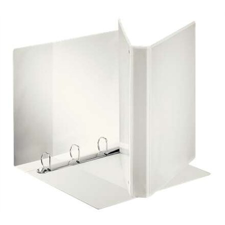 Esselte Kangaroo Plus A4 4 argolas 25mm Pasta Canguru - Capacidade para 230 folhas A4 (80 g/m²) - Branco