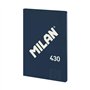 Caderno Milan Série 1918, Formato A4, Pautado com linhas de 7mm - 48 folhas de 95 g/m² - Microperfurado - Capa flexível - Azul e