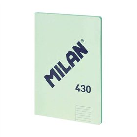 Caderno Colado Milan Série 1918, Formato A4, Pautado com Linhas de 7mm - 48 Folhas de Papel 95 g/m² - Microperfurado - Capa Flex