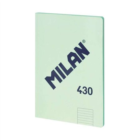 Caderno Colado Milan Série 1918, Formato A4, Pautado com Linhas de 7mm - 48 Folhas de Papel 95 g/m² - Microperfurado - Capa Flex