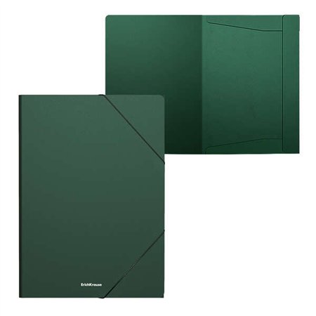 Pasta Erichkrause Matt Classic A4 com Abas - Fabricada em Polipropileno - Verde