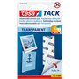 Tesa Tesatack Pacote com 72 adesivos de dupla face - Fortes e limpos - Transparentes