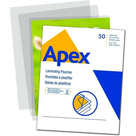 Pacote com 100 folhas de laminação A3 Fellowes Apex - 125 mícrons - Acabamento de alta qualidade - Transparentes