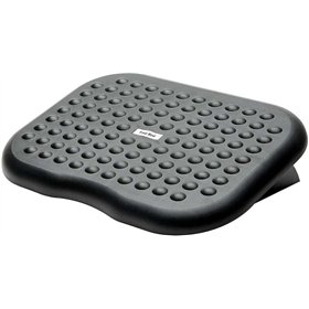 Apoio para os pés Fellowes com inclinação ajustável de 0° a 15° - Superfície ampla de 45x33 cm - Textura com efeito de massagem 
