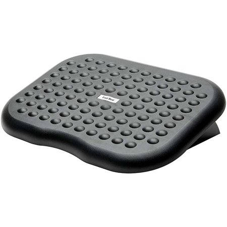 Apoio para os pés Fellowes com inclinação ajustável de 0° a 15° - Superfície ampla de 45x33 cm - Textura com efeito de massagem 