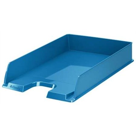 Bandeja para documentos Esselte Europost Vivida - Formato vertical - A4 - Espaço para etiqueta de identificação - Azul