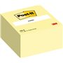 Bloco de notas adesivas reposicionáveis Post-it com 450 unidades - Formato quadrado - 76x76mm - Amarelo claro