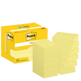 Post-it Pacote com 12 Blocos de Notas Adesivas Reposicionáveis com 100 Unidades Cada - 38x51mm - Formato Retangular - Caixa Disp