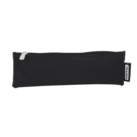 Estojo Safta - Zíper - 200x60mm - Preto