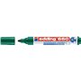 Marcador para quadro branco Edding 660 - Ponta redonda - Espessura da linha entre 1,5 e 3 mm - Tinta pigmentada - Recarregável -