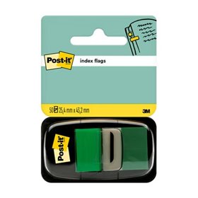 Dispensador de marcadores Post-it com 50 unidades reposicionáveis, 25,4 x 43,2 mm - Forte adesão - Para marcar, indicar ou desta