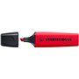 Caneta Marcadora Fluorescente Stabilo Boss 70 - Espessura da Linha de 2 a 5 mm - Recarregável - Tinta à Base de Água - Cor Verme