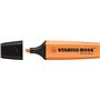 Marcador de texto fluorescente Stabilo Boss 70 - Espessura da linha de 2 a 5 mm - Recarregável - Tinta à base de água - Laranja 