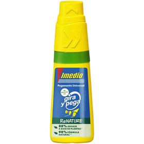 Cola Universal Imedio Twist and Stick Renature sem Solventes 35ml - Aplicador Rotativo de 3 Posições - Embalagem com 88% de Ingr