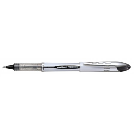 Caneta Rollerball Uni-ball Vision Elite UB-200 com Tinta Líquida - Ponta Esferográfica de 0,8 mm - Sistema à Prova de Vazamentos