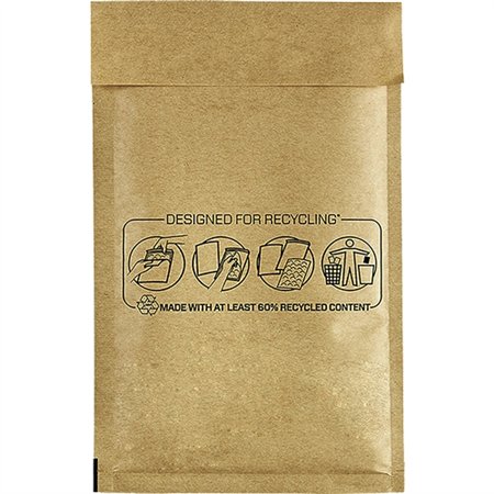 Caixa com 100 Sacos de Bolhas Acolchoados Fellowes Bankers Box - 120x210mm - Bolhas internas para amortecimento - Ideal para pro