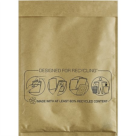 Caixa com 50 Sacos de Bolhas Acolchoados Fellowes Bankers Box - 240x330mm - Bolhas internas para amortecimento - Ideal para tran