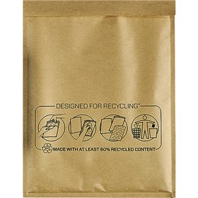Caixa com 50 Sacos de Bolhas Acolchoados Fellowes Bankers Box - 270x360mm - Bolhas internas para amortecimento - Ideal para prod