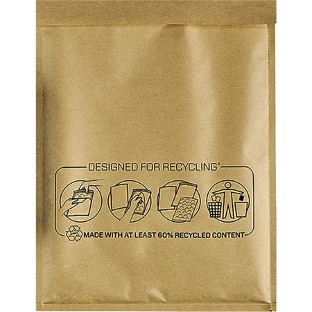 Caixa com 50 Sacos de Bolhas Acolchoados Fellowes Bankers Box - 270x360mm - Bolhas internas para amortecimento - Ideal para prod