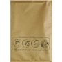 Caixa com 50 Sacos de Bolhas Acolchoados - Tamanho 350x470mm - Bolhas internas para amortecimento - Ideal para produtos frágeis 