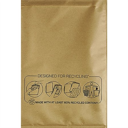 Caixa com 50 Sacos de Bolhas Acolchoados - Tamanho 350x470mm - Bolhas internas para amortecimento - Ideal para produtos frágeis 