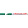 Marcador permanente Edding 750 - Ponta redonda - Espessura da linha entre 2 e 4 mm - Tinta opaca - Secagem rápida - Verde