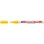 Marcador permanente Edding 750 - Ponta redonda - Espessura da linha entre 2 e 4 mm - Tinta opaca - Secagem rápida - Amarelo
