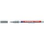 Marcador permanente Edding 780 com tinta opaca - Ponta redonda - Espessura da linha de 0,8 mm - Pontas de reposição disponíveis 