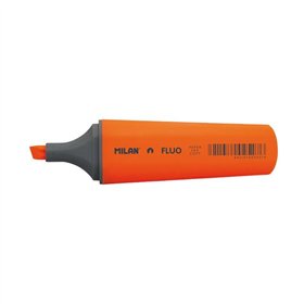 Marcador fluorescente Milan - Ponta chanfrada 1 - 4,8 mm - Laranja