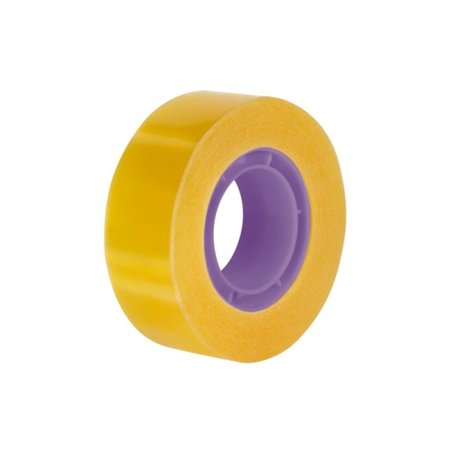 Fita adesiva transparente Milan - Medidas: 19 mm x 33 m - Amarela transparente