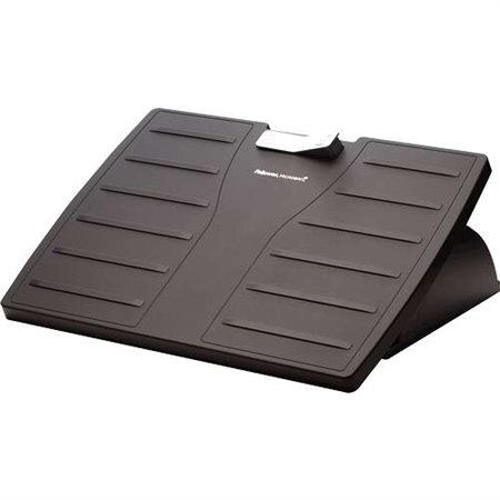 Apoio para os pés ajustável Fellowes Office Suites com revestimento Microban - 3 ajustes de altura - Dimensões: 444 x 333 mm - I