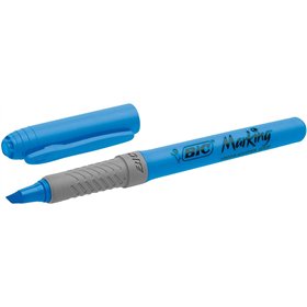 Marcador fluorescente Bic Highlighter Grip - Tinta à base de água - Ponta chanfrada - Espessura da linha entre 1,60 e 3,30 mm - 