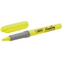 Marcador fluorescente Bic Highlighter Grip - Tinta à base de água - Ponta chanfrada - Espessura da linha entre 1,60 e 3,30 mm - 