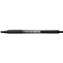 Caneta Esferográfica Retrátil Bic Soft Feel - Ponta Média de 1mm - Corpo Translúcido com Área de Apoio para os Pés - Preta