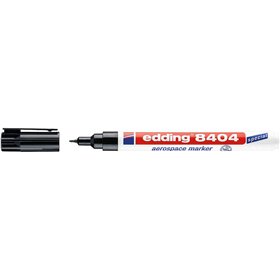 Marcador permanente Edding 8404 Aerospace - Escreve em metal - Ponta redonda - Largura da linha de 0,75 mm - Resistente à água, 