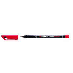 Marcador permanente Stabilo OHPen - Ponta superfina - Largura da linha de 0,4 mm - Empunhadura antiderrapante - Tampa ventilada 