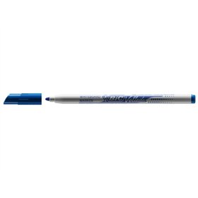 Marcador para quadro branco Bic Velleda 1721 - Ponta fina - Espessura da linha de 1,5 mm - Apagamento ideal - Azul
