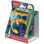 Estojo metálico Maped Color'Peps Infinity Jumbo Jungle com 12 lápis de cor de longa duração - O estojo funciona como cofrinho - 