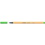 Caneta de fibra Stabilo Point 88 de ponta fina - Espessura da linha: 0,4 mm - Tinta à base de água - Verde