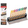 Conjunto de mesa Stabilo Point 88 com 10 marcadores de ponta de fibra - Espessura da linha de aproximadamente 0,4 mm - Tinta à b
