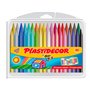 Caixa de giz de cera Bic Kids Plastidecor com 36 unidades - Extra resistente - Fácil de apontar - Não mancha