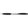 Caneta Esferográfica Retrátil Bic Atlantis Classic - Ponta de 1mm - Corpo Transparente com Área de Apoio para os Pés - Preta