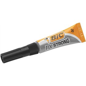 Cola de contato extra forte Bic Fix Strong 3g - Uso em madeira, plástico e porcelana - Não goteja - Tampa anti-entupimento (9017