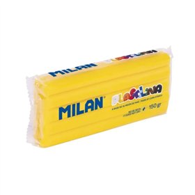 Massa de modelar Milan 150g - Base de amido de milho - Sem glúten - Misturável - Amarela