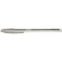 Caneta Esferográfica Bic Cristal Shine - Ponta Média de 1,0 mm - Tinta à Base de Óleo - Corpo Prateado Elegante - Preta